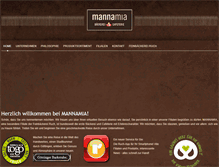 Tablet Screenshot of mannamia.de